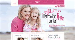 Desktop Screenshot of metropolitannannies.com